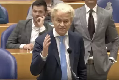 Pvv-leider in de Tweede Kamer Bron: YouTube.