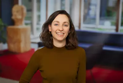 Foto: Eline Hanssen, intiatiefnemer van een Wintergesprek. 
