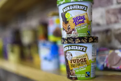 Een selectie van Ben & Jerrys ijs. Foto:Unilever 
