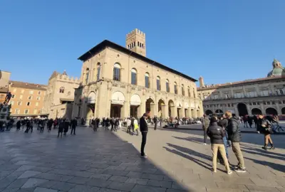 Piazza Magiore, Bologna. 