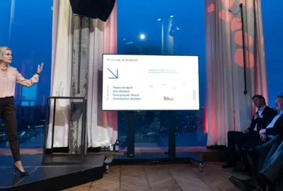 Barbara Baarsma spreekt op event Investment Officer