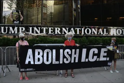 Demonstratie tegen ICE, New York, WikiCommons 