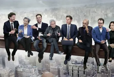 Techbros aan de top. Foto: Time Magazine 