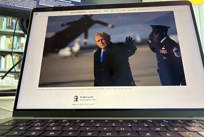 President Trump. Foto: T. Cross, NYT, 2026 