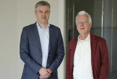 Marco Boogaard en Sjaak Kruis. Foto: Roderik Rotting 