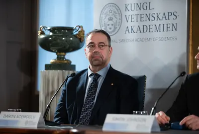 Daron Acemoglu, Nobelprijswinnaar voor economie, 2024.