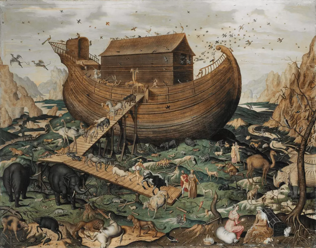 Simone de Myle, De ark van Noach op de berg Ararat (1570), privé collectie