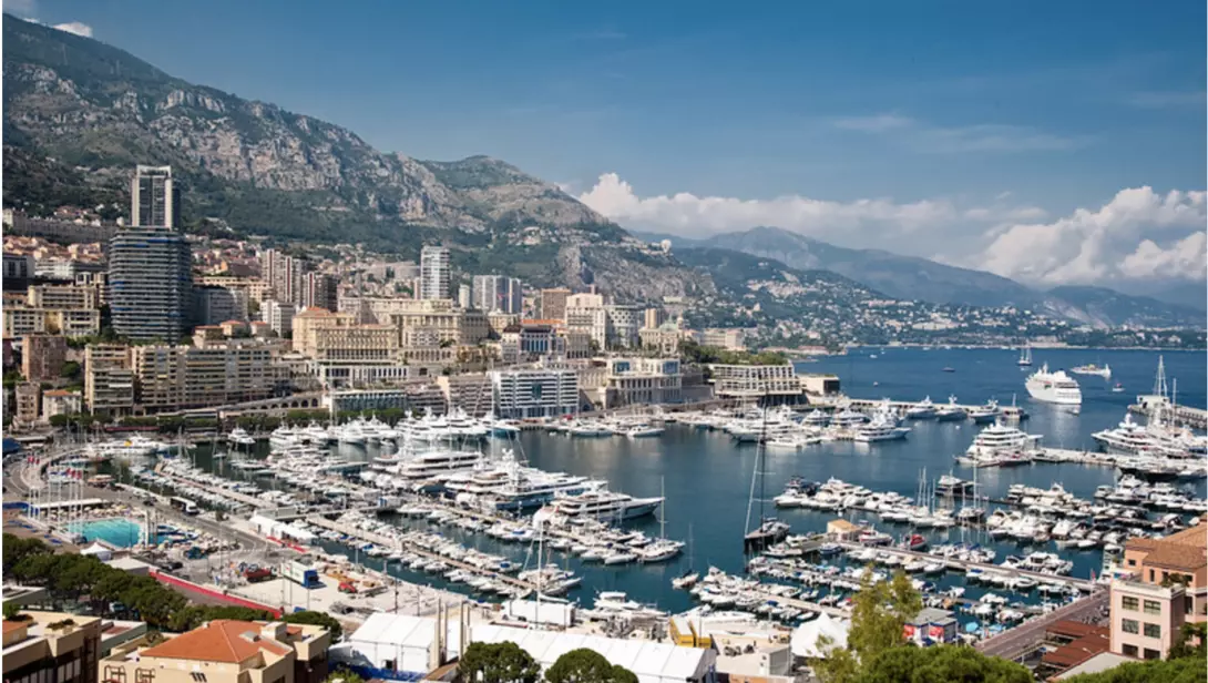 Monaco, zich op stad en haven