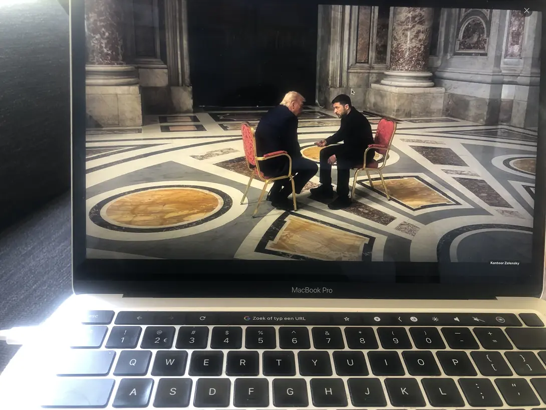 Trump en Zelensky in het Vaticaan in gesprek