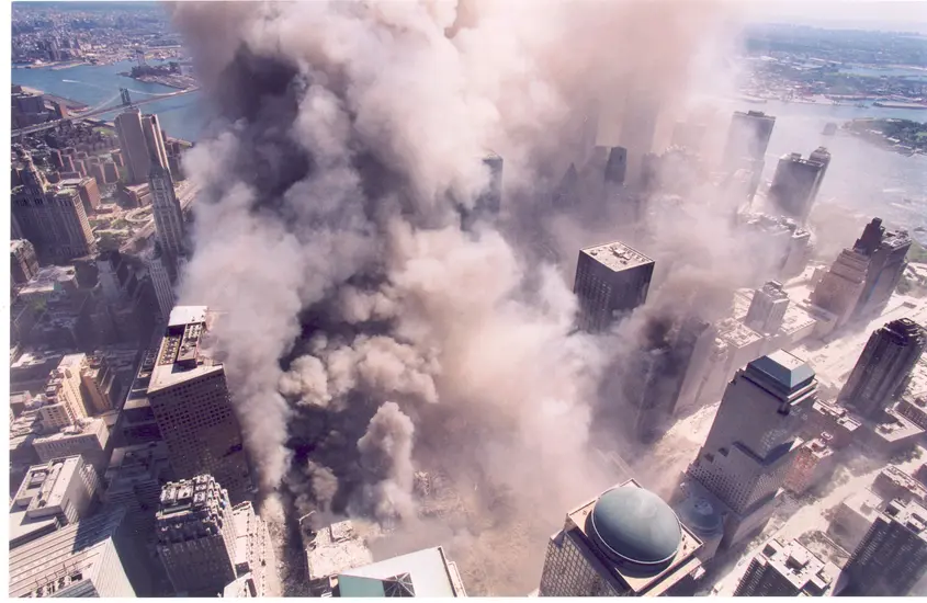 World Trade Center, N.Y. kort na aanslag 9/11